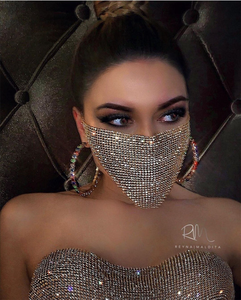Explosive Metal  Jewelry Mask