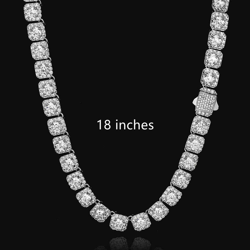 10mm Spring Buckle Square Rock Candy Chain