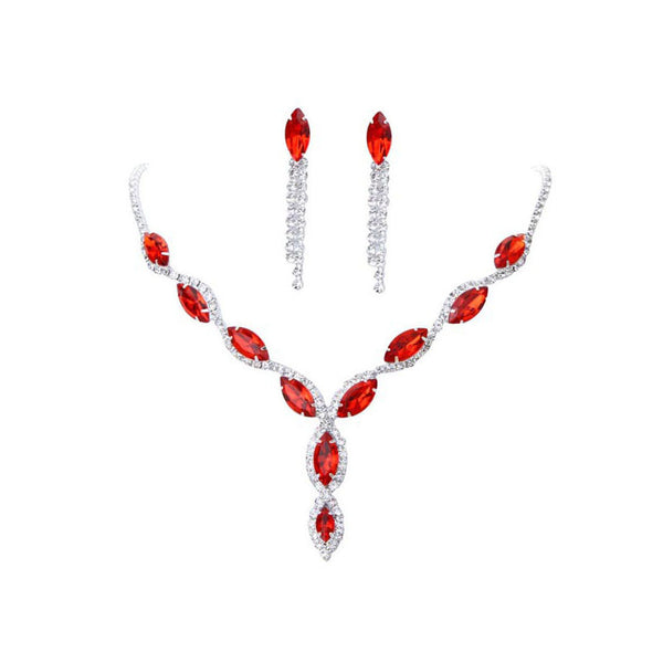 Amazon Burst Suit, Bridal Necklace, Wedding Jewelry, Big Diamond Jewelry