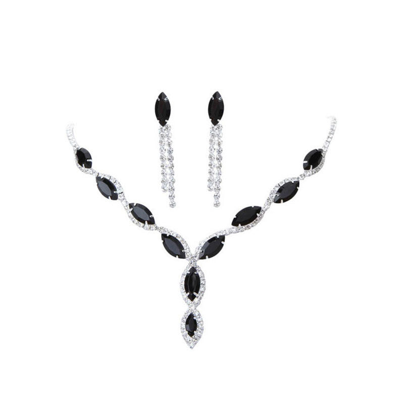 Amazon Burst Suit, Bridal Necklace, Wedding Jewelry, Big Diamond Jewelry