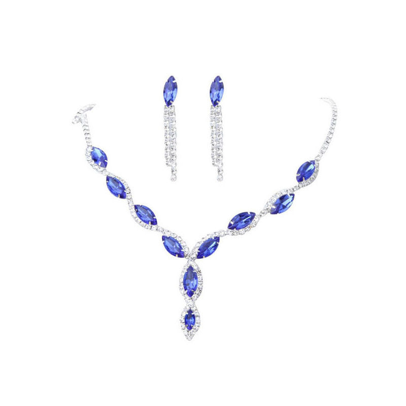 Amazon Burst Suit, Bridal Necklace, Wedding Jewelry, Big Diamond Jewelry