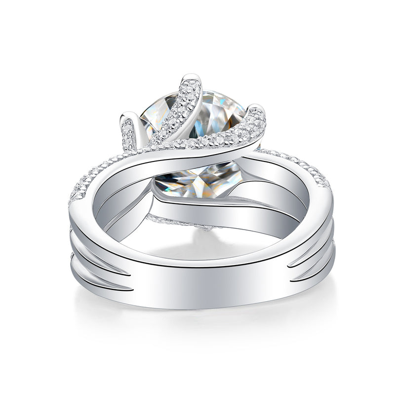Luxury Diamond Moissanite Ring
