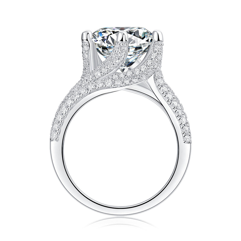 Luxury Diamond Moissanite Ring
