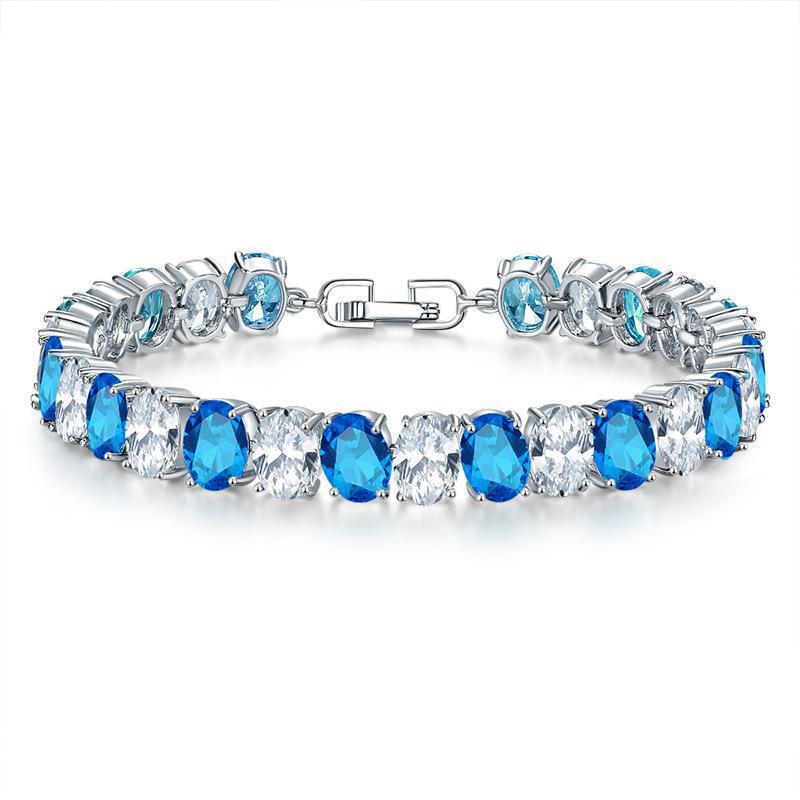 Copper Plating Inlaid Zircon Bracelet Natural Simple Women's