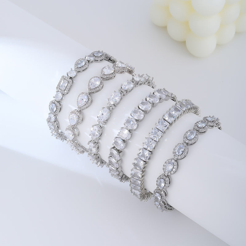 Copper Plating Inlaid Zircon Bracelet Natural Simple Women's