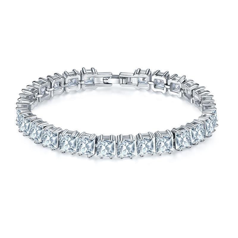 Copper Plating Inlaid Zircon Bracelet Natural Simple Women's