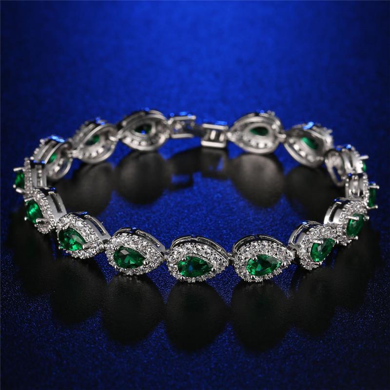 Copper Plating Inlaid Zircon Bracelet Natural Simple Women's