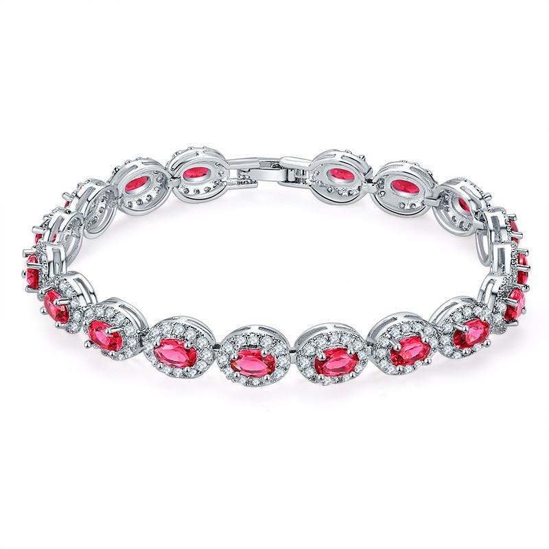 Copper Plating Inlaid Zircon Bracelet Natural Simple Women's