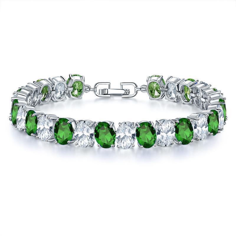 Copper Plating Inlaid Zircon Bracelet Natural Simple Women's