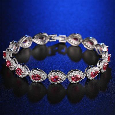 Copper Plating Inlaid Zircon Bracelet Natural Simple Women's