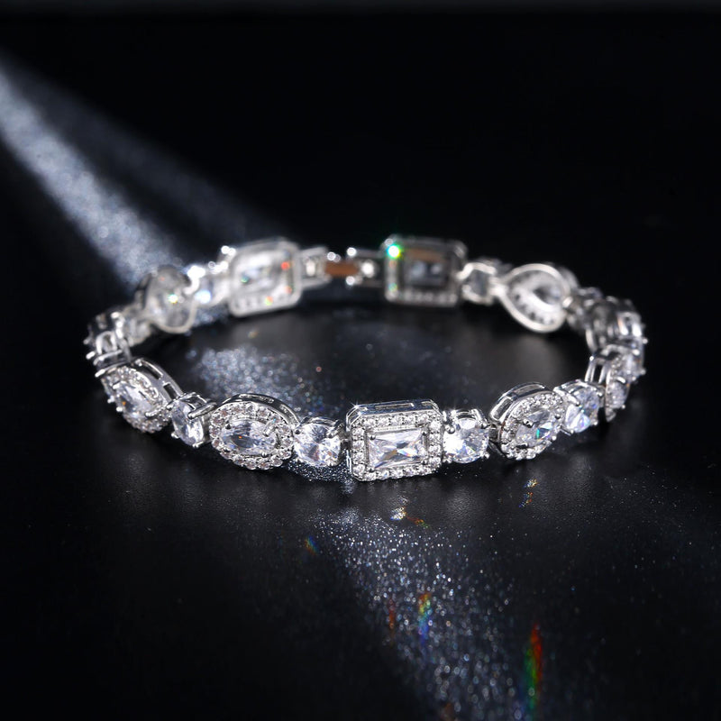 Copper Plating Inlaid Zircon Bracelet Natural Simple Women's