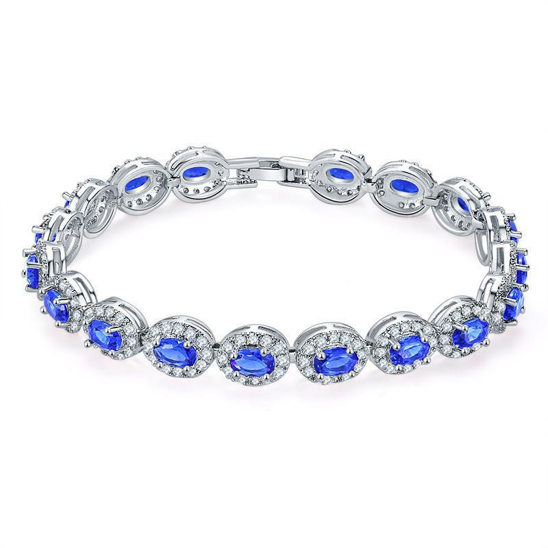 Copper Plating Inlaid Zircon Bracelet Natural Simple Women's