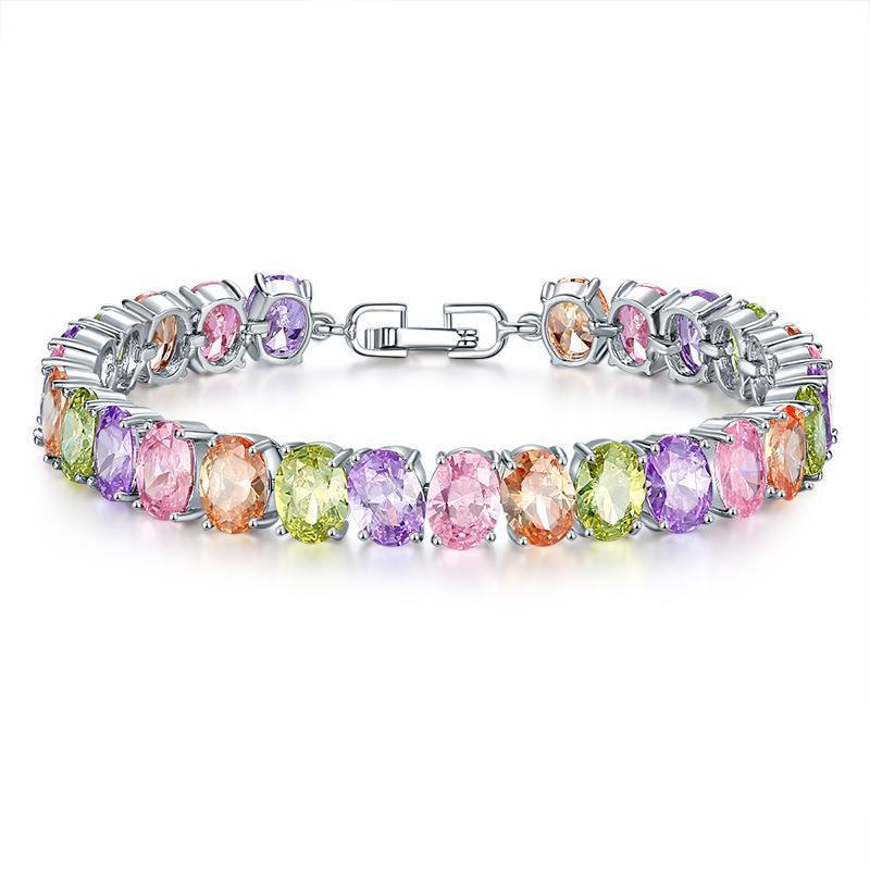 Copper Plating Inlaid Zircon Bracelet Natural Simple Women's