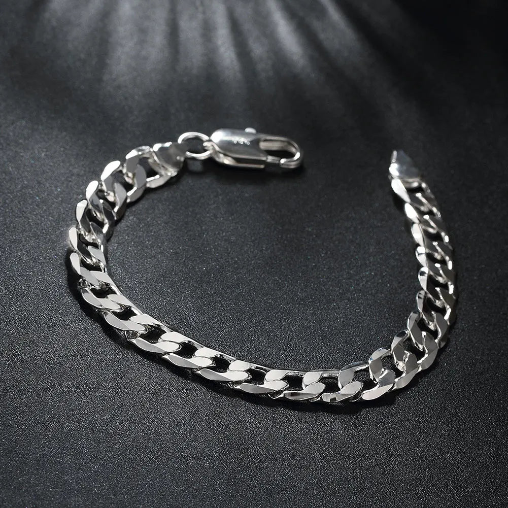 Comfortable Sterling Silver Bracelet