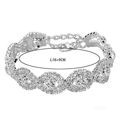 Women Elegant Luxury Rhinestone Bracelet