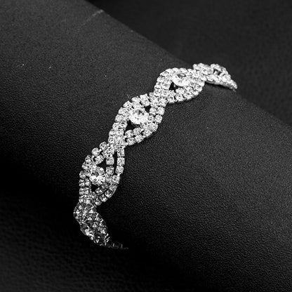 Women Elegant Luxury Rhinestone Bracelet