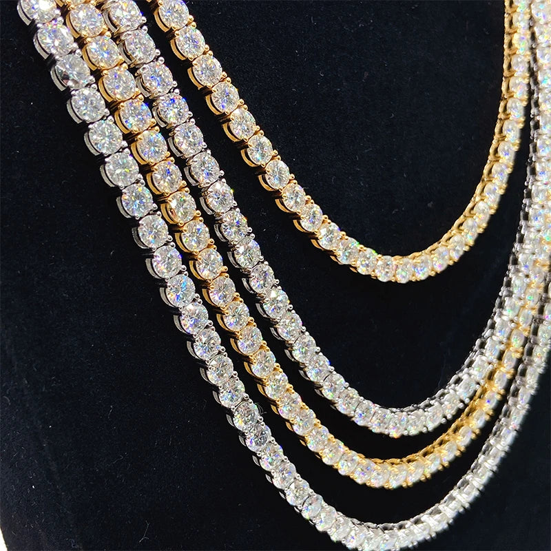 2-6.5mm Tennis Chain Bracelets