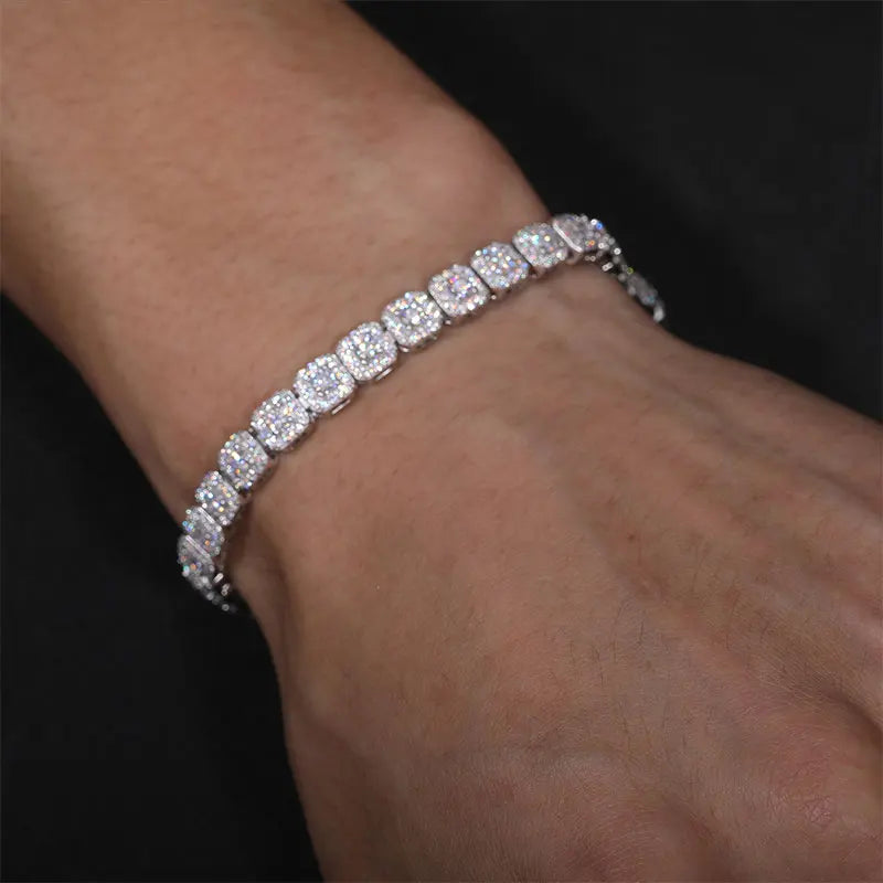 Unisex 6mm Moissanite Bracelet