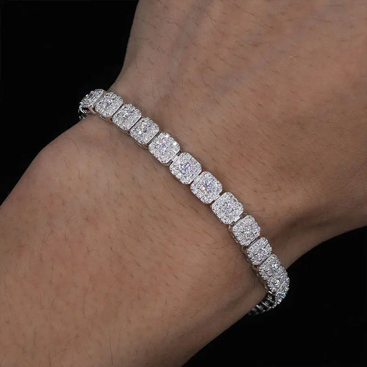 Unisex 6mm Moissanite Bracelet