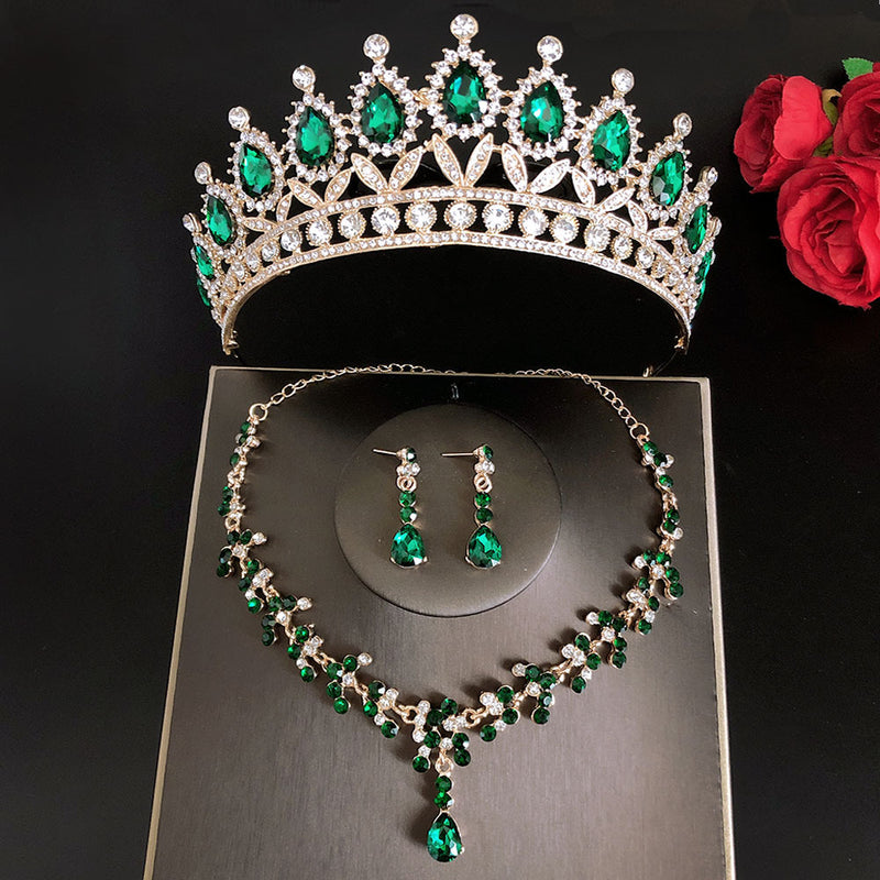 Royal Queen Bridal Luxury Tiaras Set