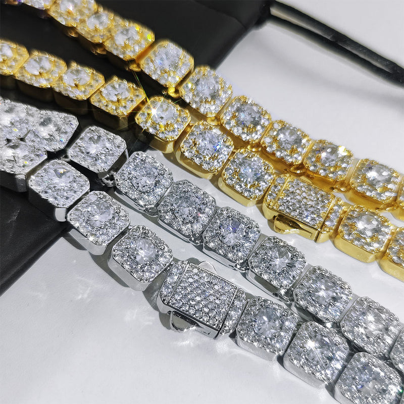 10mm Spring Buckle Square Rock Candy Chain