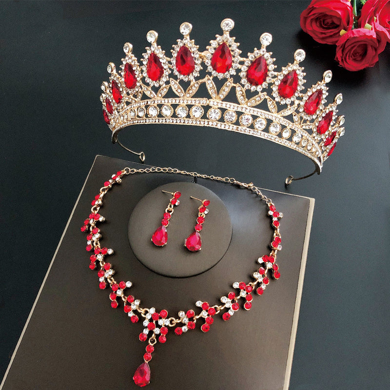 Royal Queen Bridal Luxury Tiaras Set